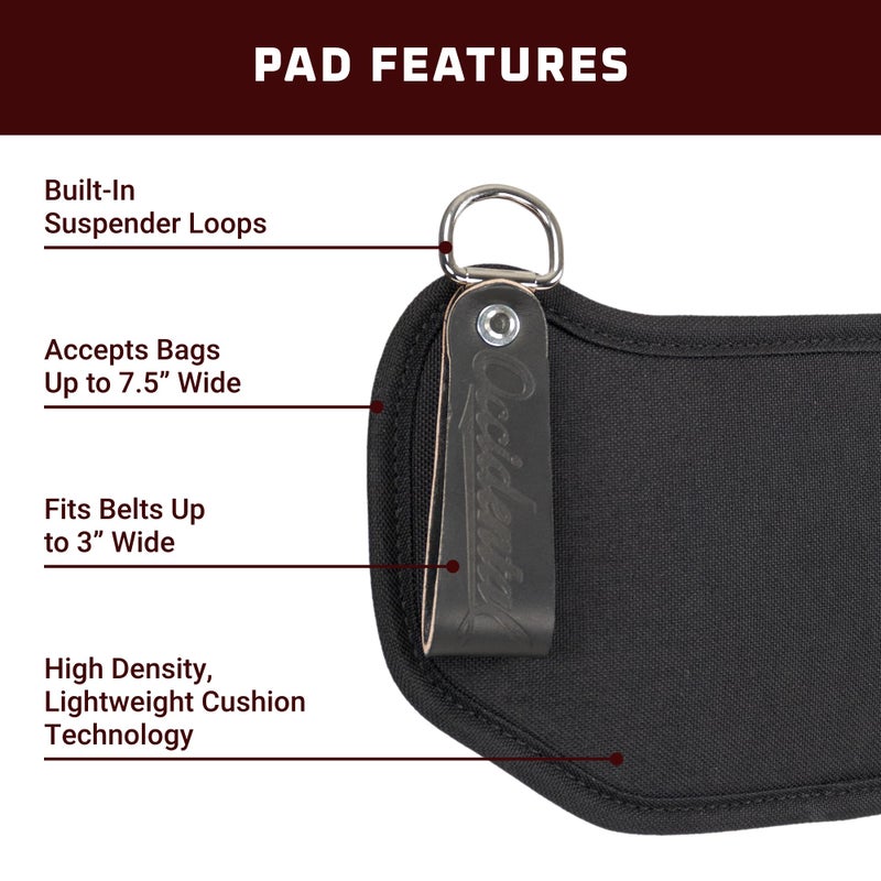 Occidental Leather Hip Buddies, Black - Accepts Any Bag Up to 7.5" Wide - Made in USA - Image 3